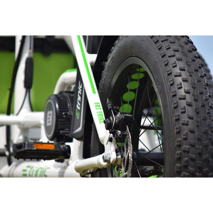 Tricycle Adulte Fat bike électrique 2 roues avant Etnnic fat 2.0