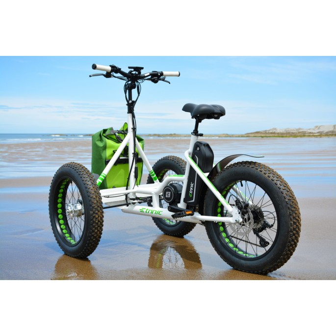 Tricycle Adulte Fat bike électrique 2 roues avant Etnnic fat 2.0