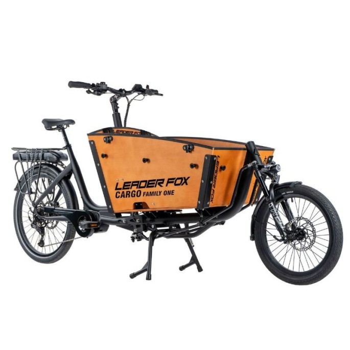 Biporteur Electrique - Leader fox Velo -E-BIKE FAMILY ONE