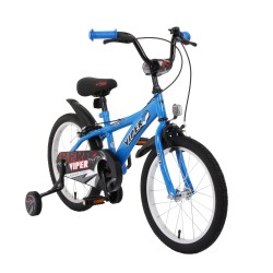 Velo enfant avec roues 18 pouces Viper : 5 à 7 ans - Velonline