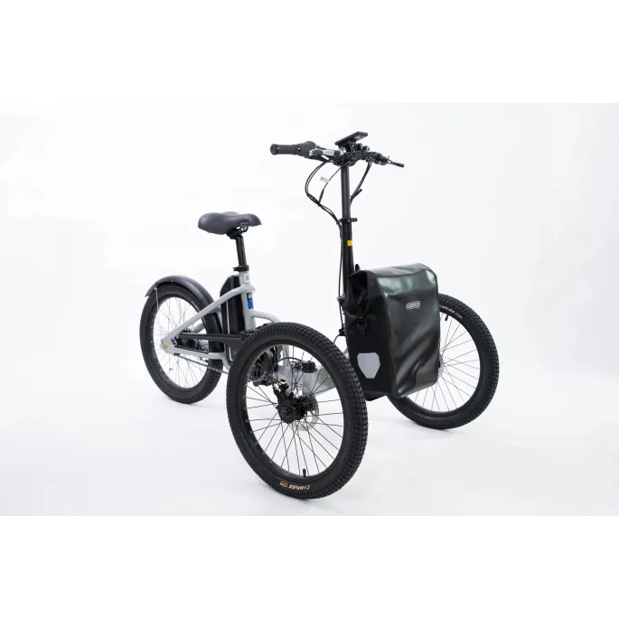 Tricycle electrique pliant adulte Etnic : 2 roues avant - Velonline