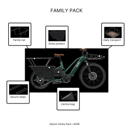 Vélo longtail O2Feel Cargo Equo Power 4.2 | Velonline