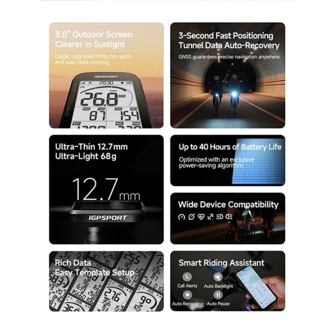 Compteur Gps IGPSPORT BCS100Max  / velonline