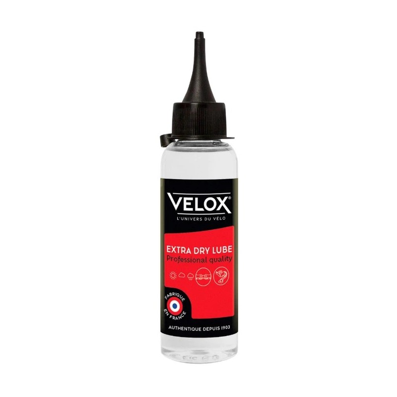 LUBRIFIANT VELO CHAINE VELOX EXTRA DRY LUBE CONDITIONS SECHES (100ml)