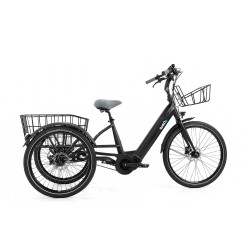 CyclO2 SMART Noir - Tricycle Électrique Bafang 250W | Velonline