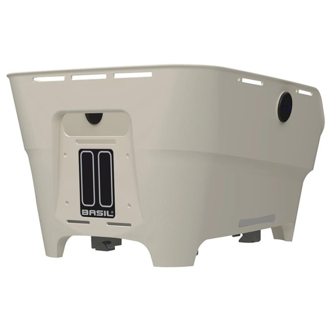 Panier arrière Basil Cento Neo MIK 2.0 blanc cassé 46 cm