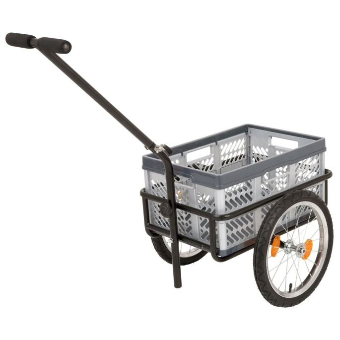 Remorque vélo : ouverte et pliable - Velonline