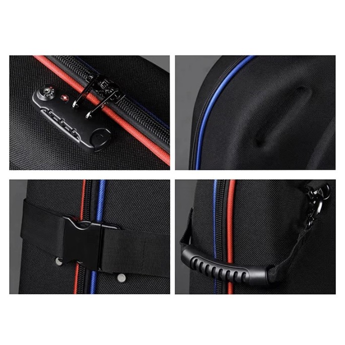 Valise de transport vélo thermoformée avec roulettes
