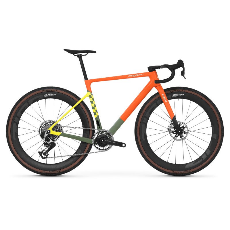 Megamo SILK 00 - Gravel Carbone SRAM Red XPLR AXS | Velonline