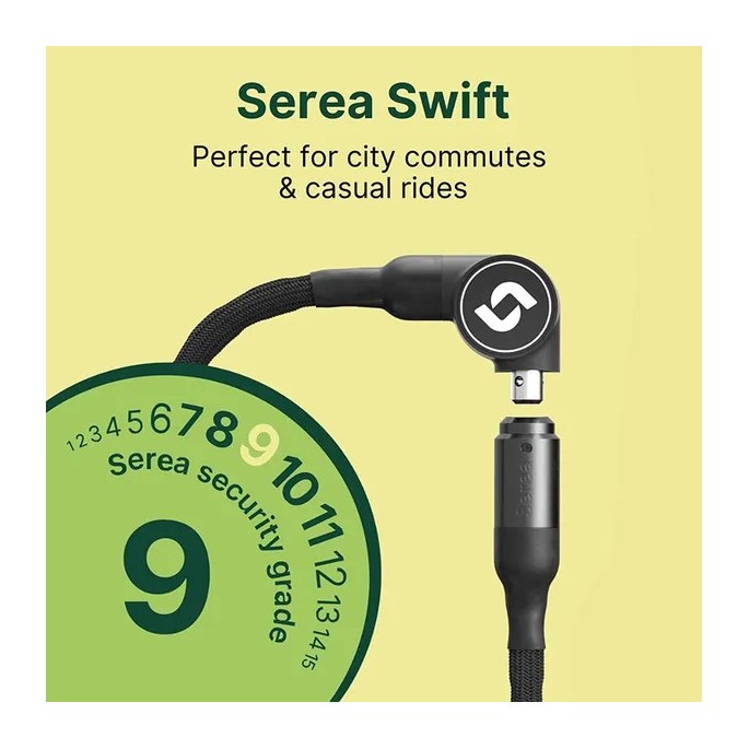 Antivol vélo Serea Swift NFC – Chaîne acier 100 cm**